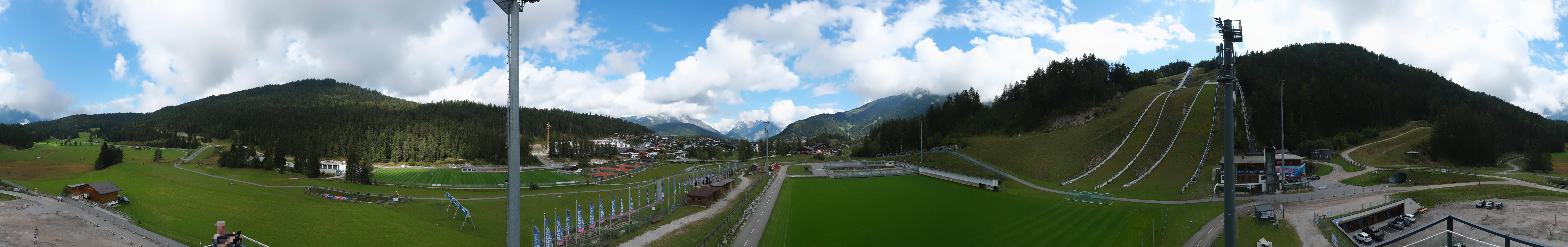 Archiv Foto Webcam Seefeld: Rundblick Casino Arena