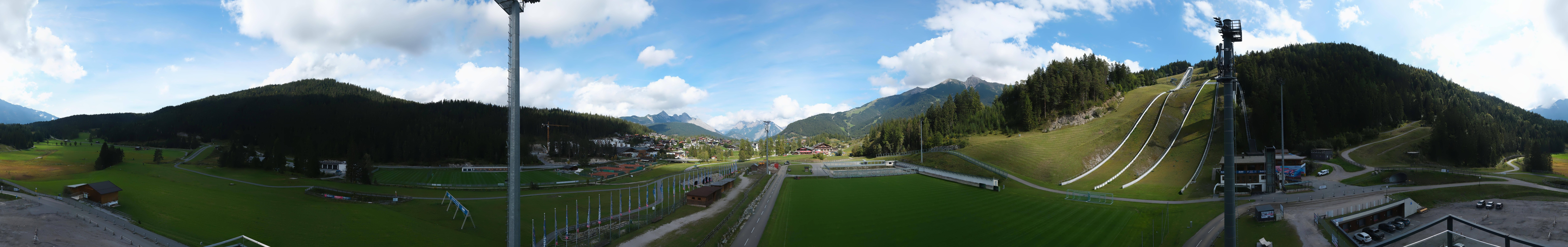 Archiv Foto Webcam Seefeld: Rundblick Casino Arena