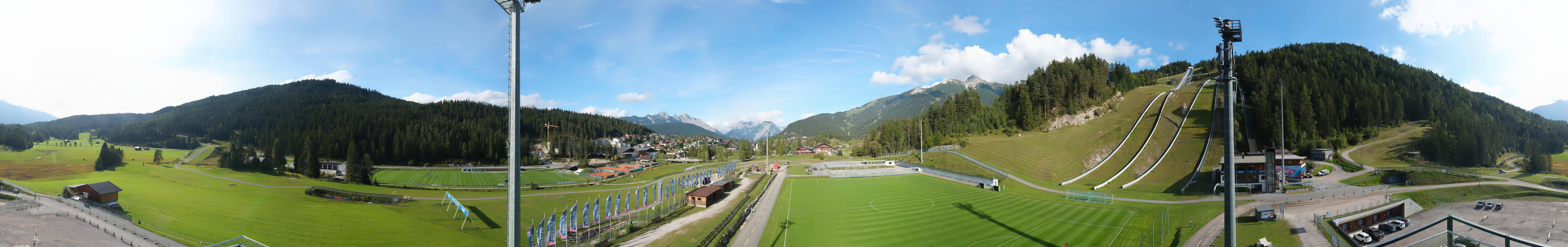 Archiv Foto Webcam Seefeld: Rundblick Casino Arena