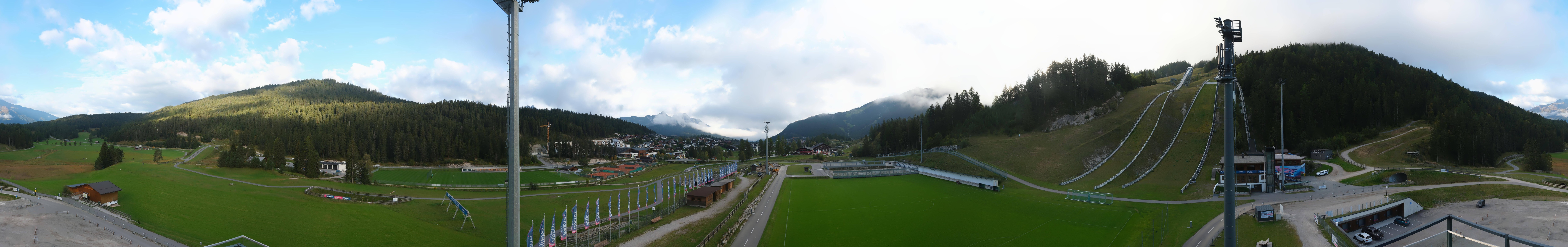 Archiv Foto Webcam Seefeld: Rundblick Casino Arena