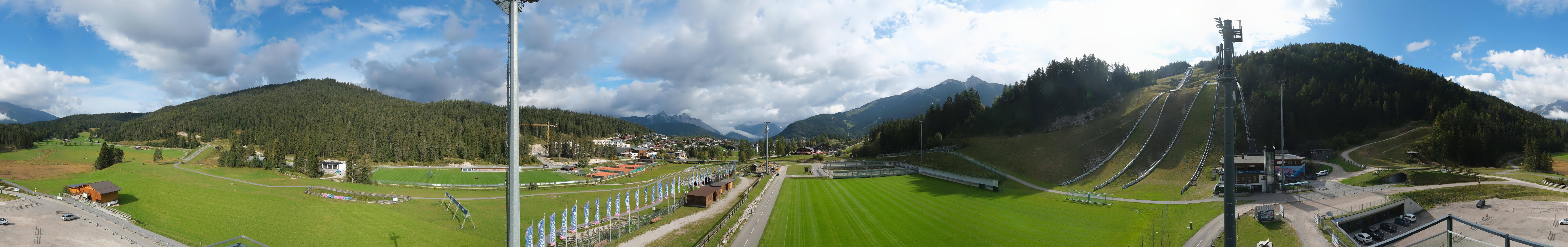 Archiv Foto Webcam Seefeld: Rundblick Casino Arena