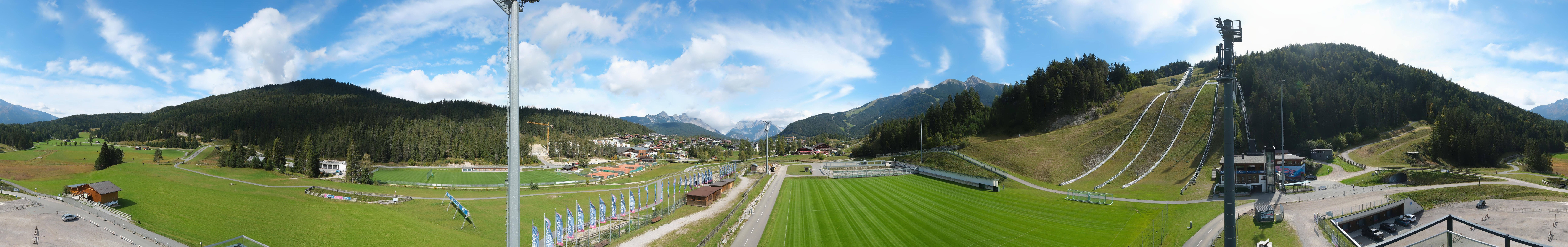 Archived image Webcam Panoramic view Seefeld Casino Arena