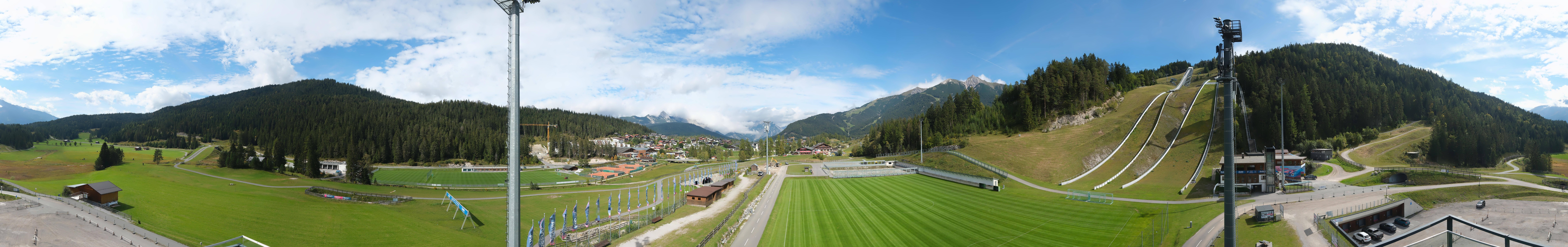 Archiv Foto Webcam Seefeld: Rundblick Casino Arena