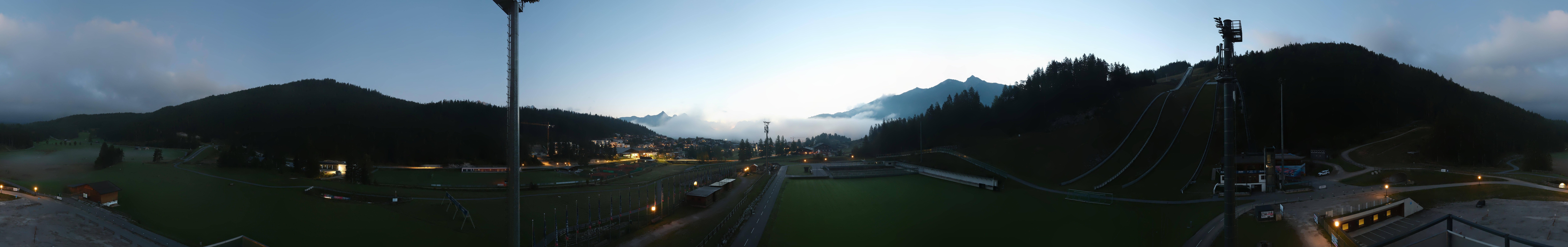 Archiv Foto Webcam Seefeld: Rundblick Casino Arena