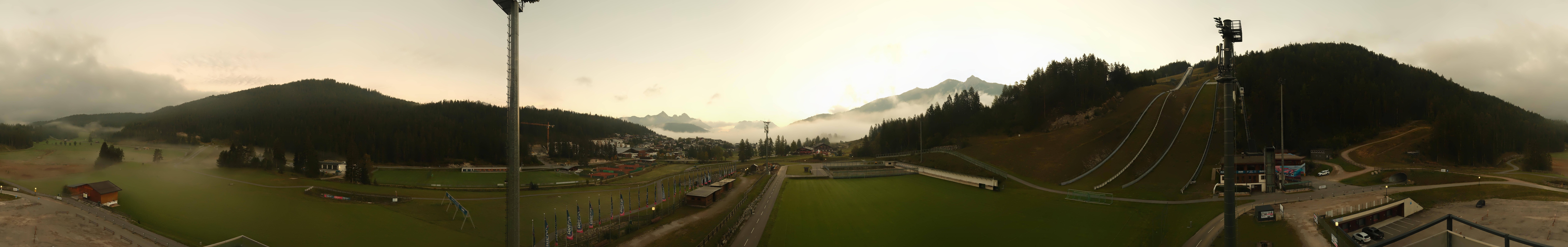Archiv Foto Webcam Seefeld: Rundblick Casino Arena