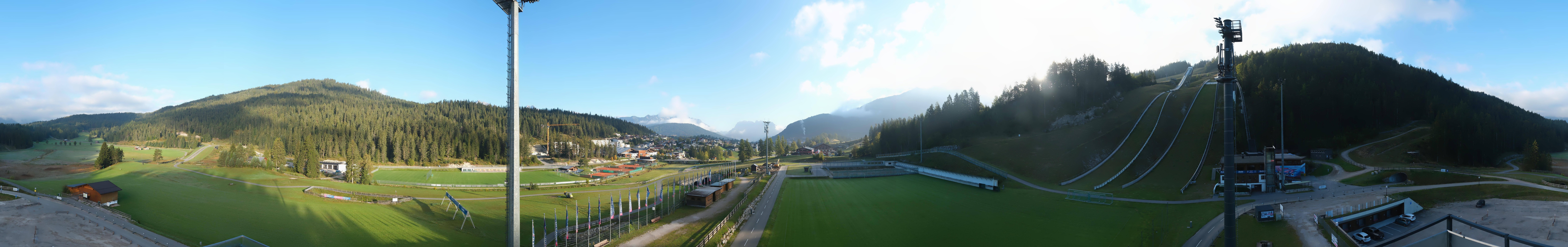 Archiv Foto Webcam Seefeld: Rundblick Casino Arena