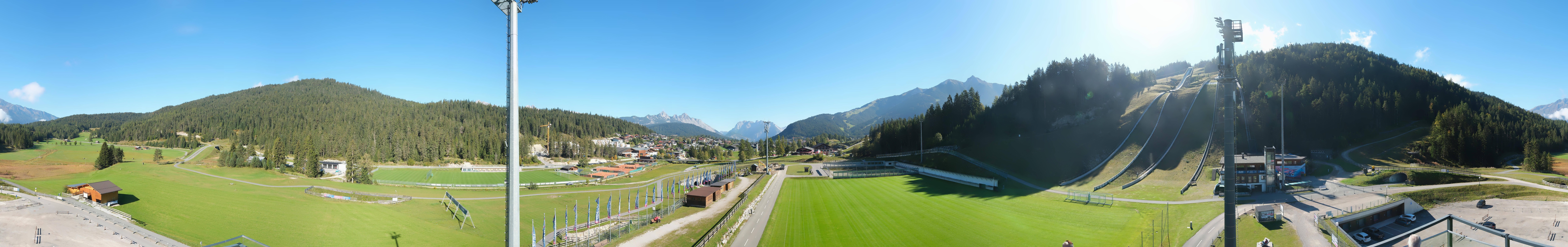 Archiv Foto Webcam Seefeld: Rundblick Casino Arena