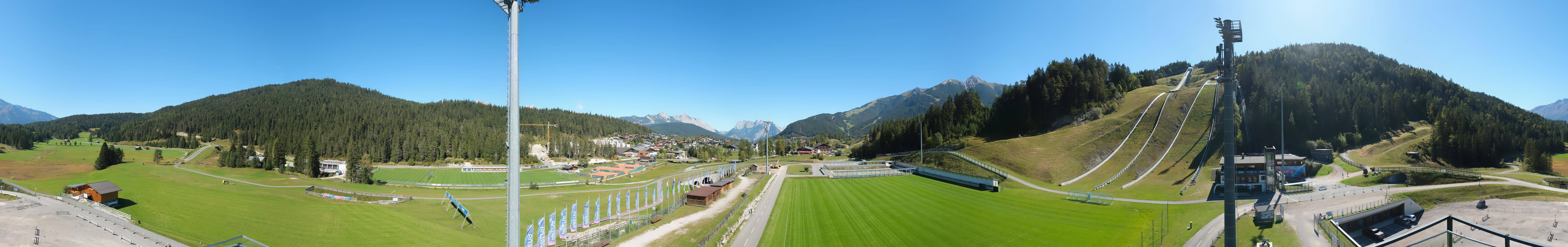 Archiv Foto Webcam Seefeld: Rundblick Casino Arena