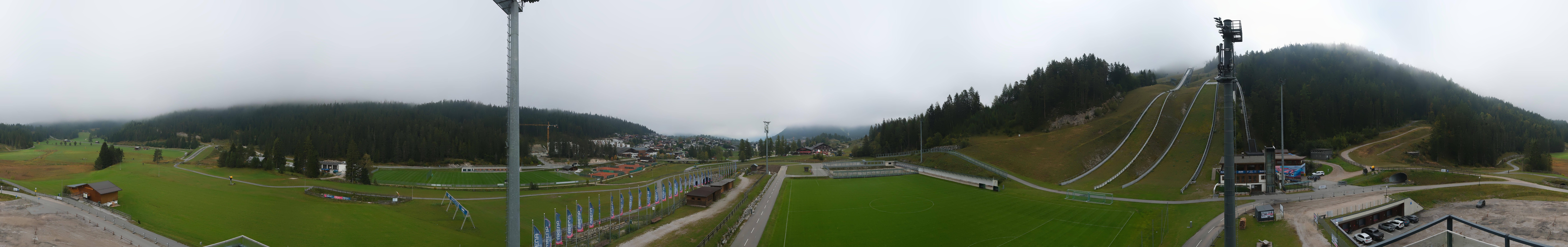 Archiv Foto Webcam Seefeld: Rundblick Casino Arena