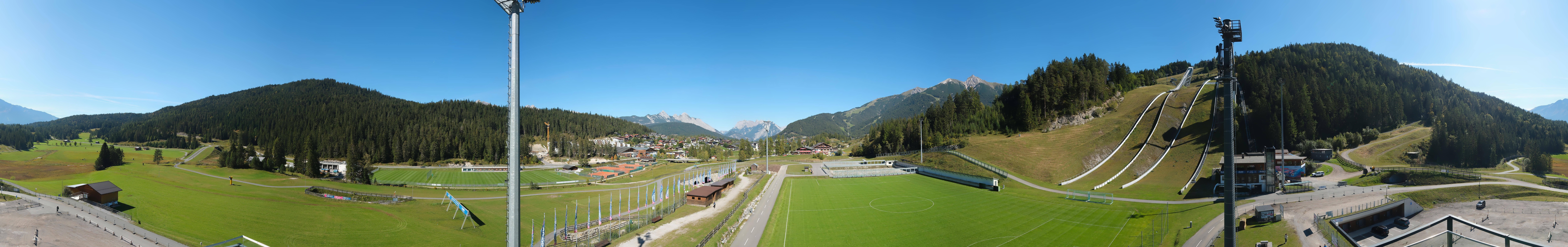 Archiv Foto Webcam Seefeld: Rundblick Casino Arena