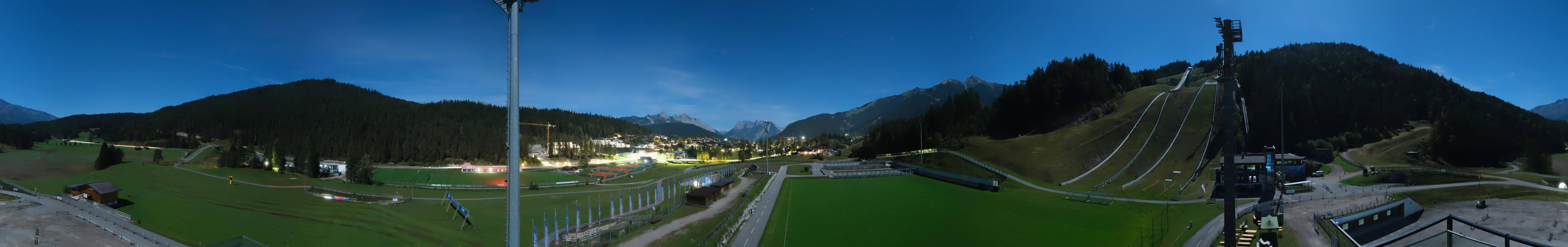 Archiv Foto Webcam Seefeld: Rundblick Casino Arena