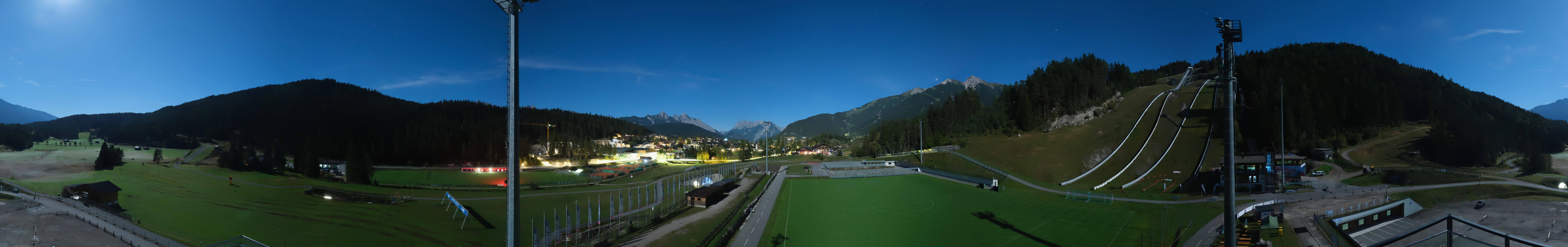 Archiv Foto Webcam Seefeld: Rundblick Casino Arena
