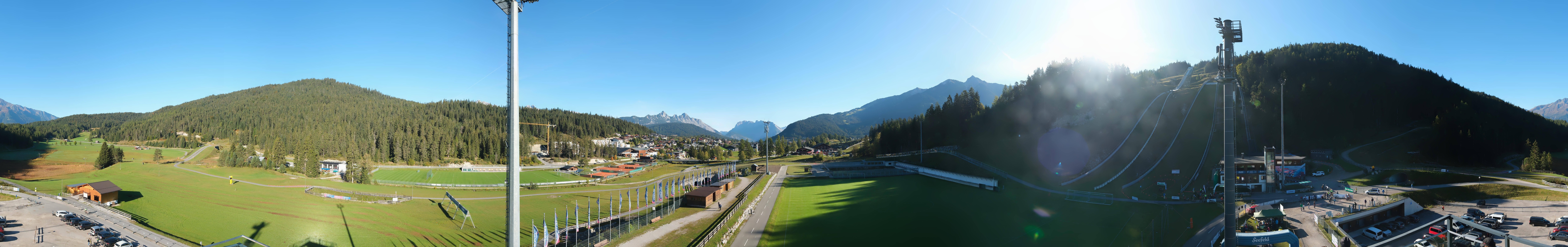 Archiv Foto Webcam Seefeld: Rundblick Casino Arena