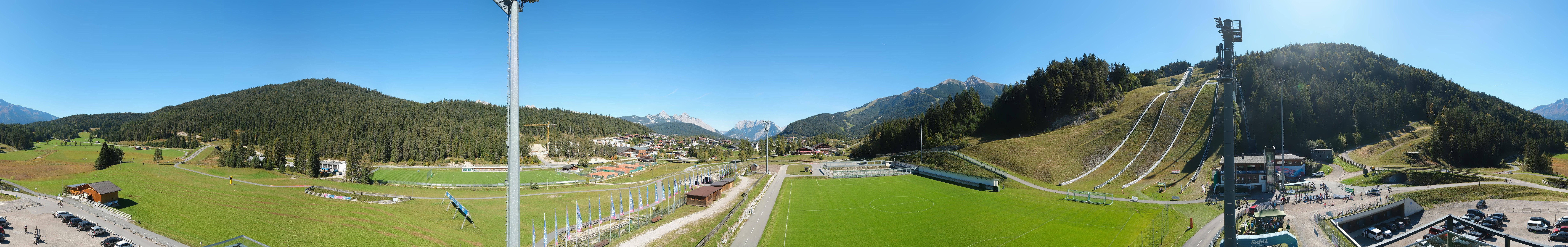 Archiv Foto Webcam Seefeld: Rundblick Casino Arena