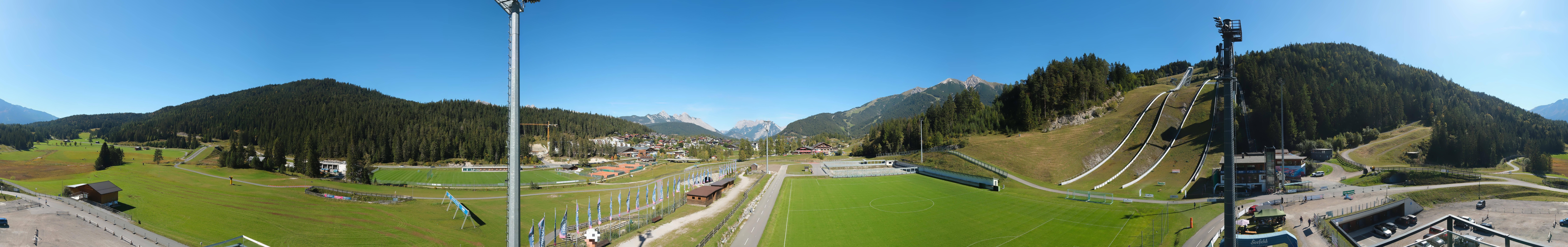 Archiv Foto Webcam Seefeld: Rundblick Casino Arena