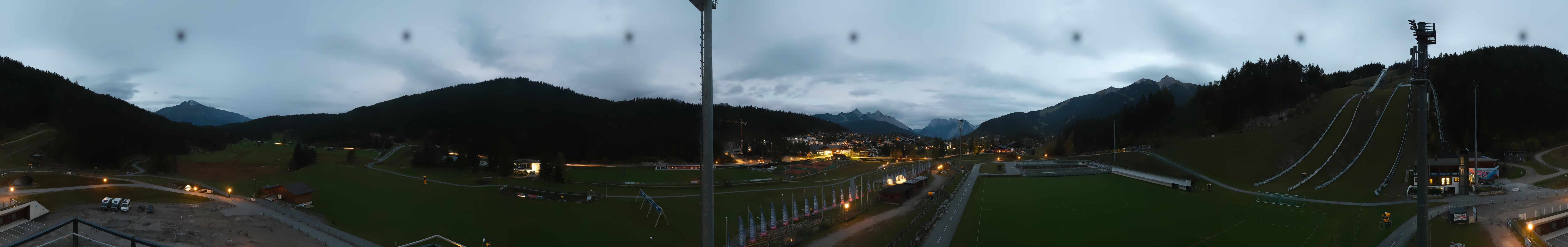 Archiv Foto Webcam Seefeld: Rundblick Casino Arena