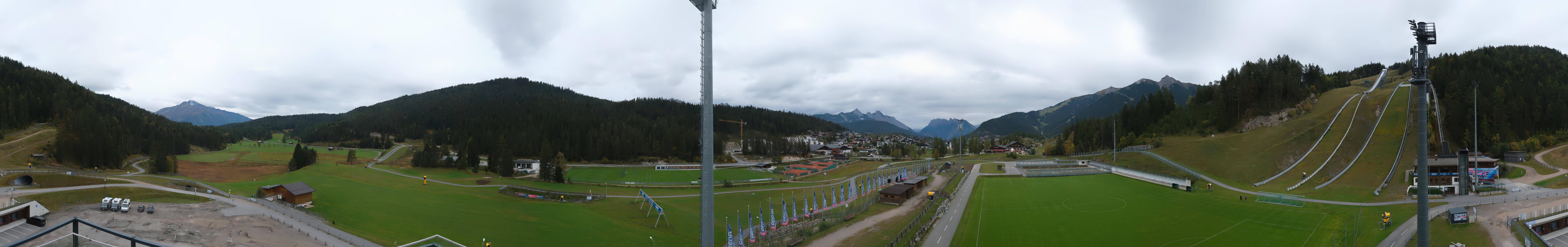Archiv Foto Webcam Seefeld: Rundblick Casino Arena