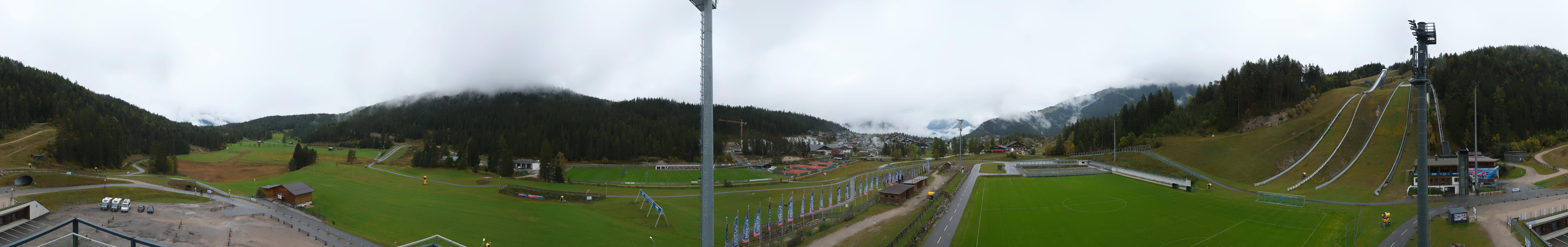 Archiv Foto Webcam Seefeld: Rundblick Casino Arena