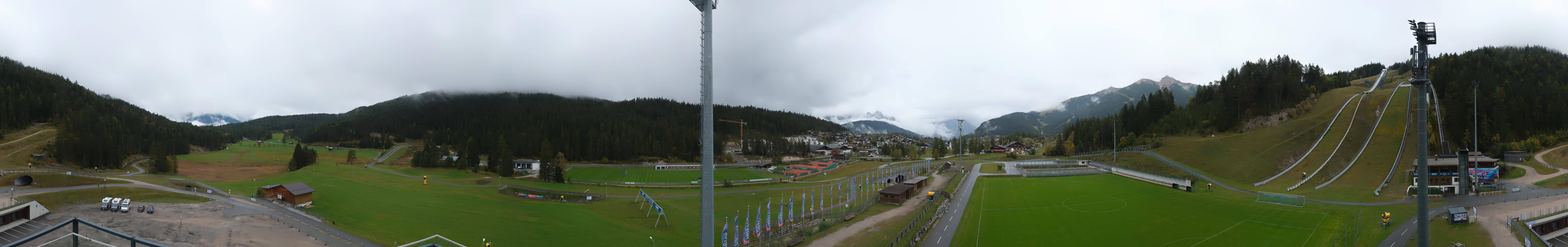 Archiv Foto Webcam Seefeld: Rundblick Casino Arena