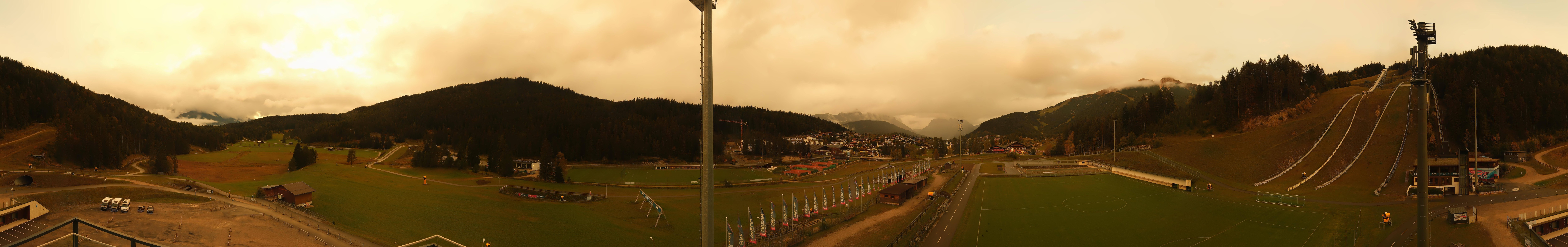 Archiv Foto Webcam Seefeld: Rundblick Casino Arena