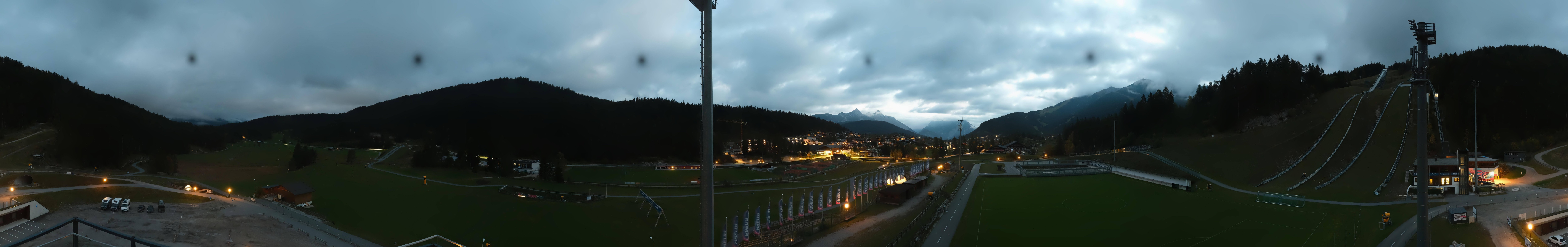 Archiv Foto Webcam Seefeld: Rundblick Casino Arena