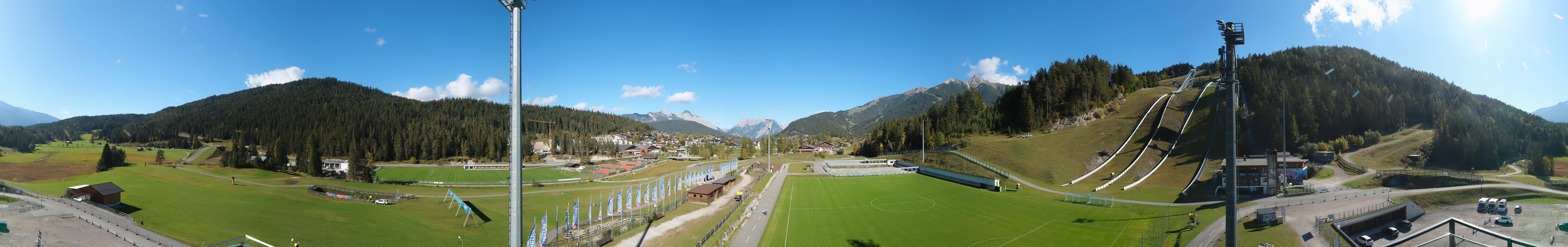 Archiv Foto Webcam Seefeld: Rundblick Casino Arena