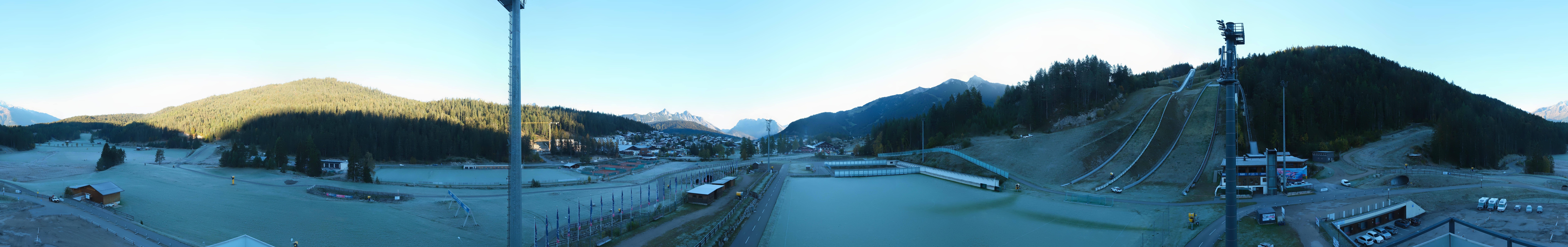 Archiv Foto Webcam Seefeld: Rundblick Casino Arena