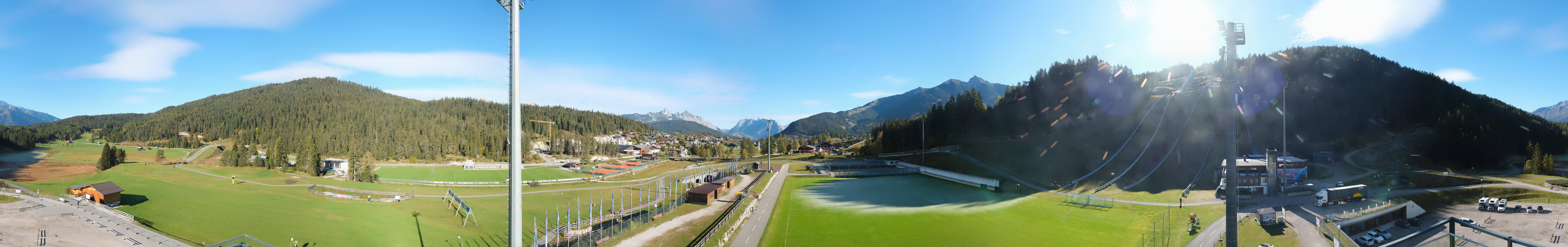 Archiv Foto Webcam Seefeld: Rundblick Casino Arena