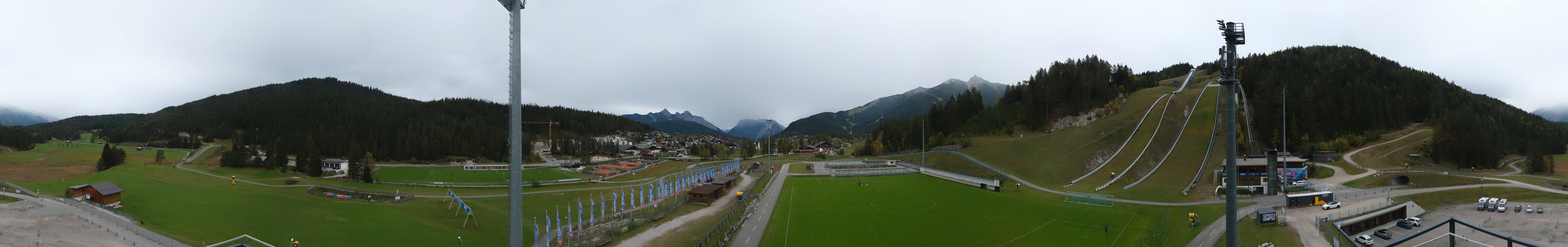 Archiv Foto Webcam Seefeld: Rundblick Casino Arena