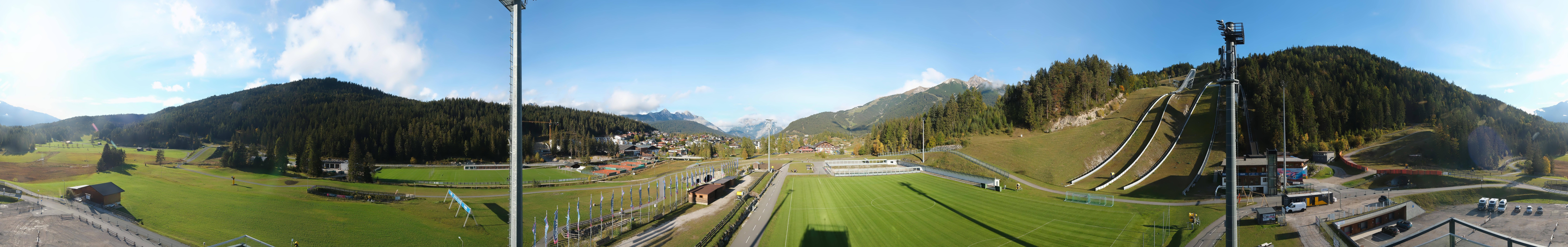 Archiv Foto Webcam Seefeld: Rundblick Casino Arena