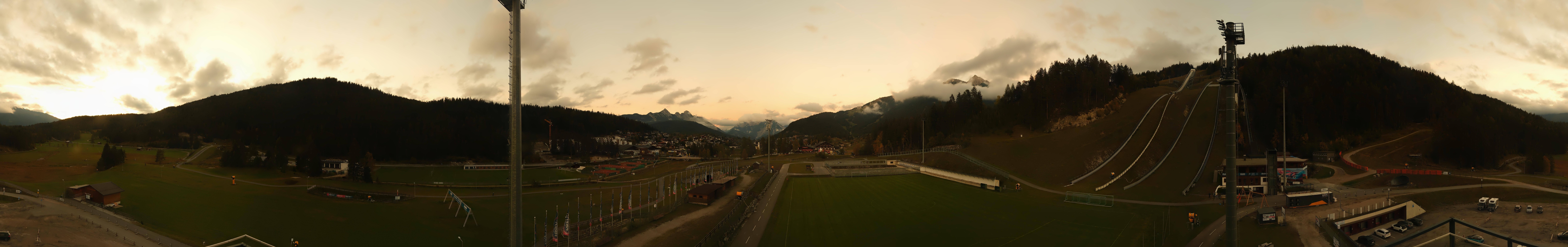 Archiv Foto Webcam Seefeld: Rundblick Casino Arena