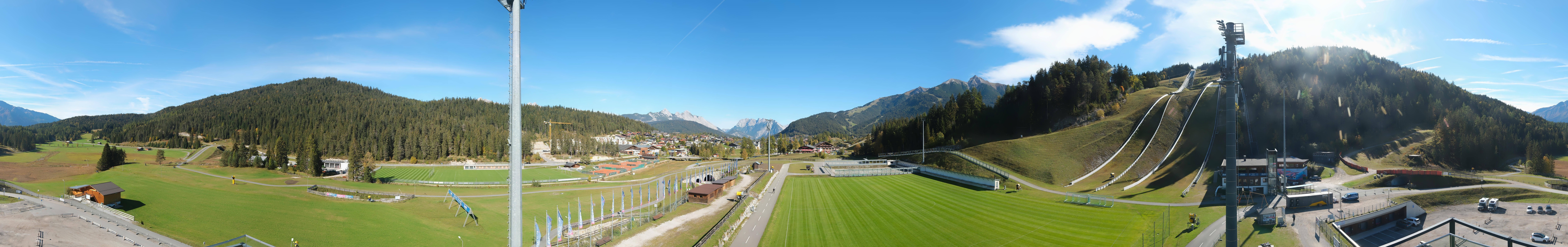 Archiv Foto Webcam Seefeld: Rundblick Casino Arena