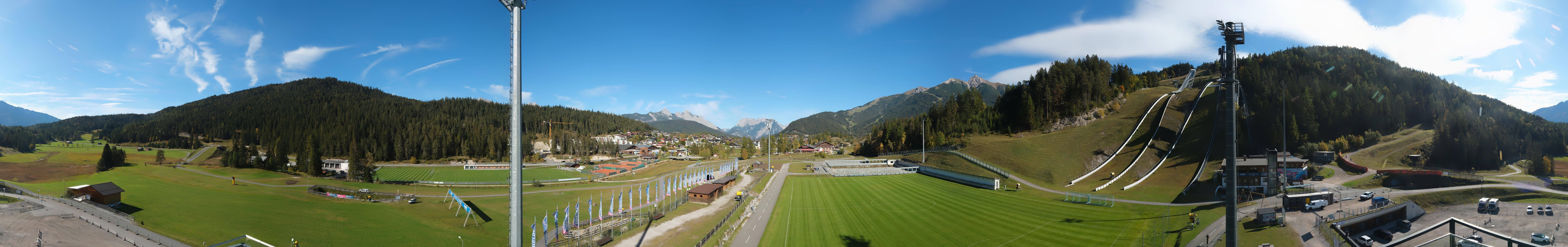 Archiv Foto Webcam Seefeld: Rundblick Casino Arena