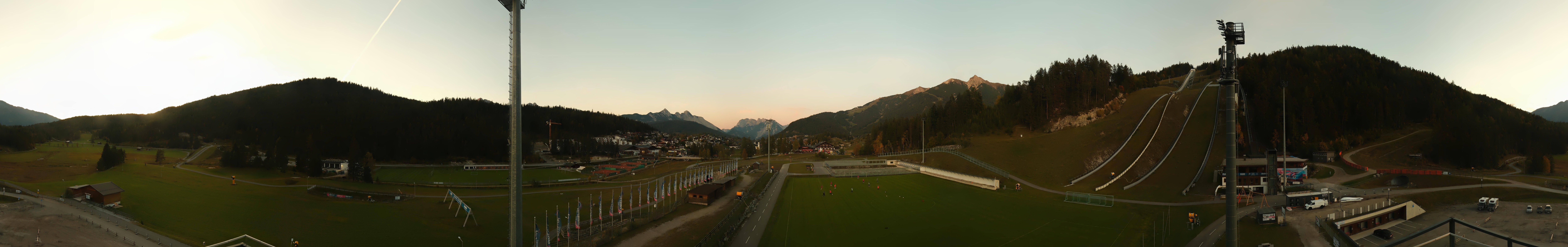 Archiv Foto Webcam Seefeld: Rundblick Casino Arena