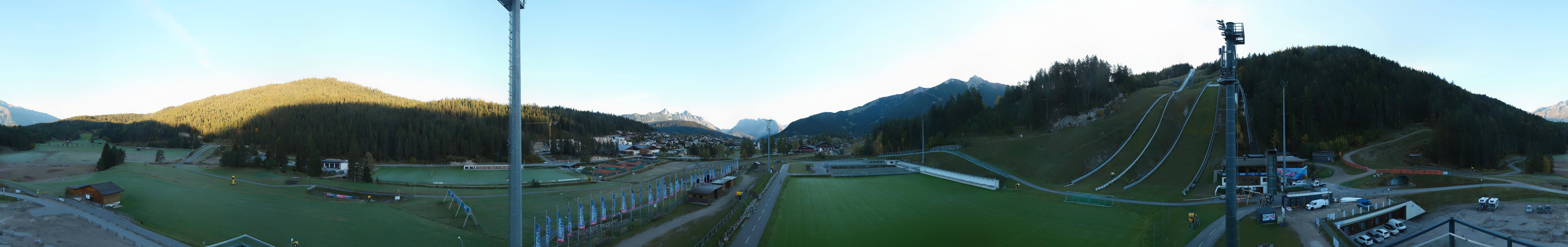 Archiv Foto Webcam Seefeld: Rundblick Casino Arena