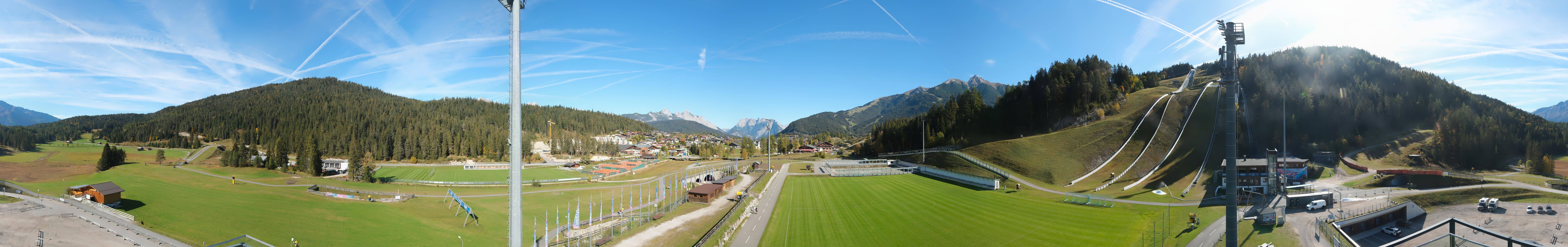 Archiv Foto Webcam Seefeld: Rundblick Casino Arena