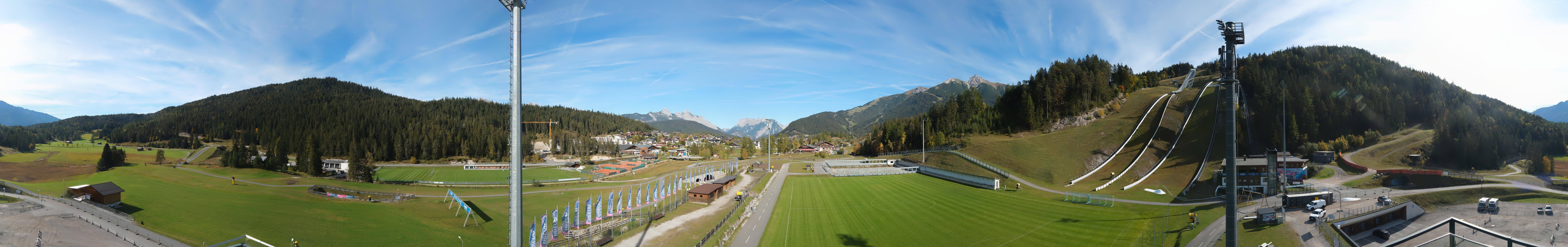 Archiv Foto Webcam Seefeld: Rundblick Casino Arena