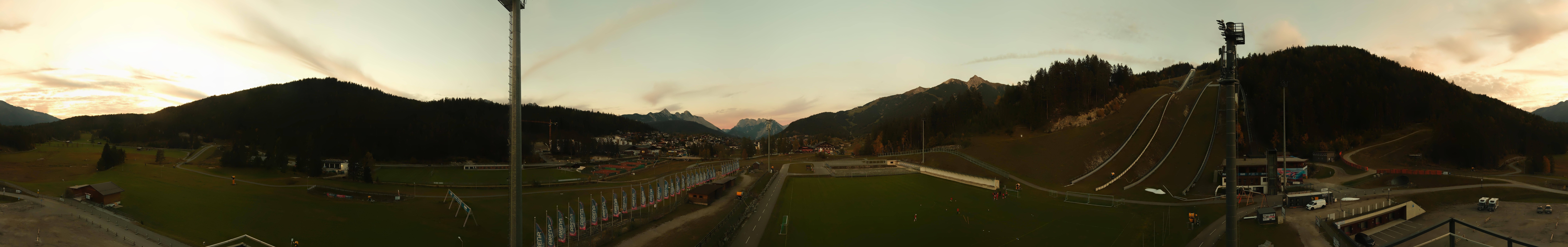 Archiv Foto Webcam Seefeld: Rundblick Casino Arena