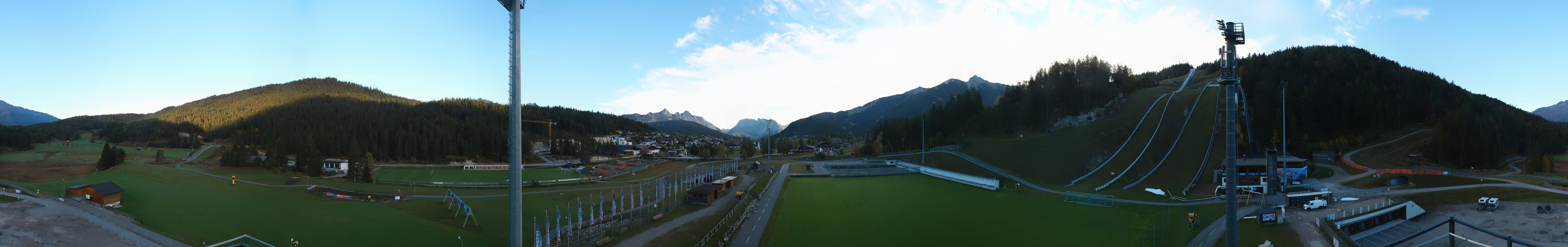 Archived image Webcam Panoramic view Seefeld Casino Arena