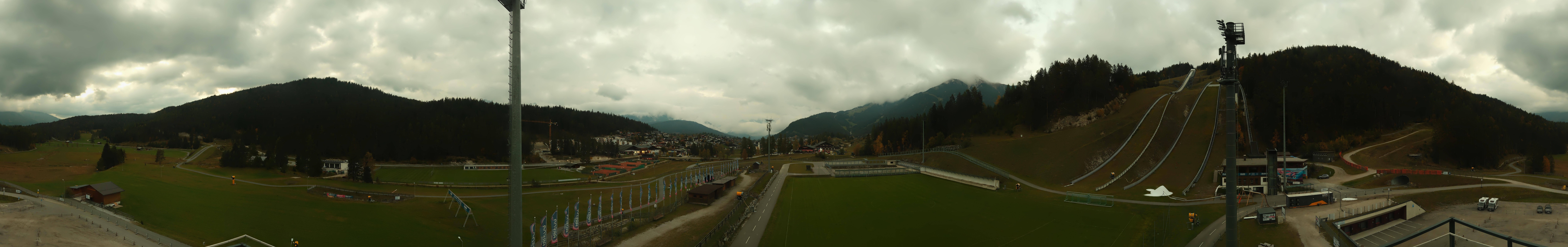 Archiv Foto Webcam Seefeld: Rundblick Casino Arena