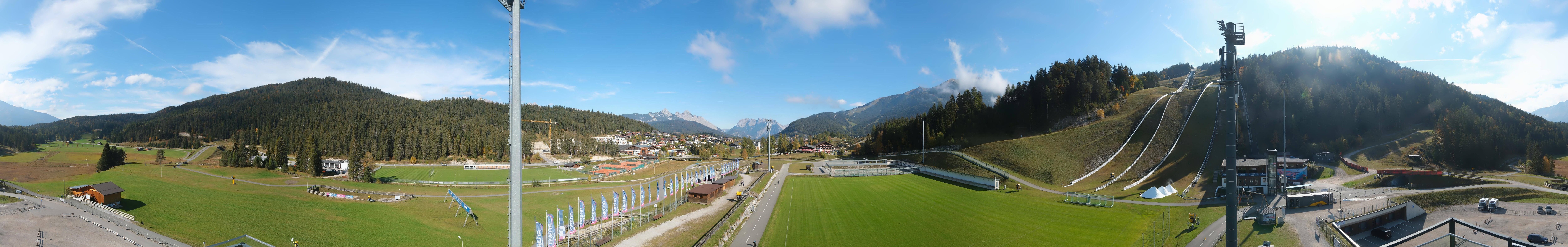Archived image Webcam Panoramic view Seefeld Casino Arena