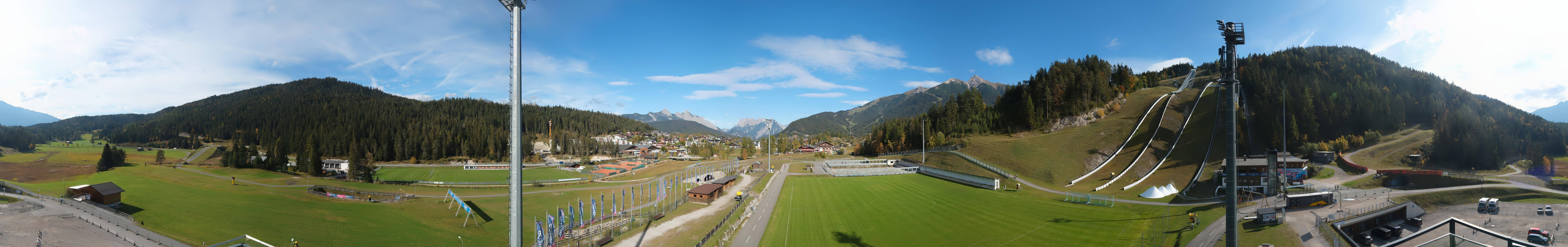Archiv Foto Webcam Seefeld: Rundblick Casino Arena