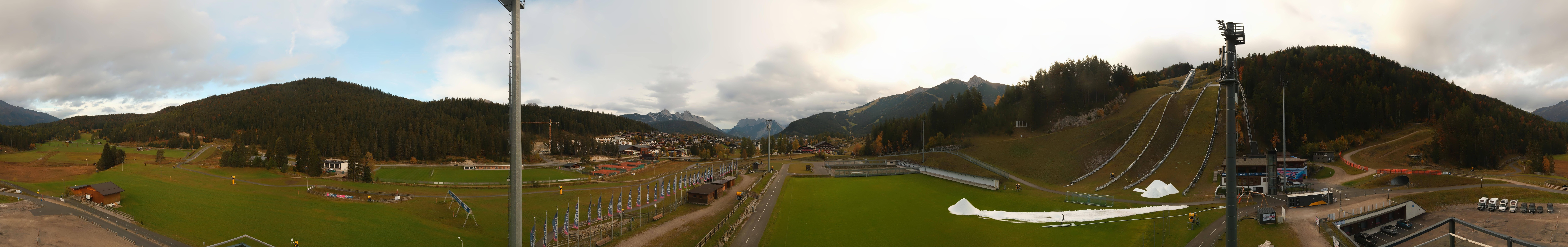 Archiv Foto Webcam Seefeld: Rundblick Casino Arena