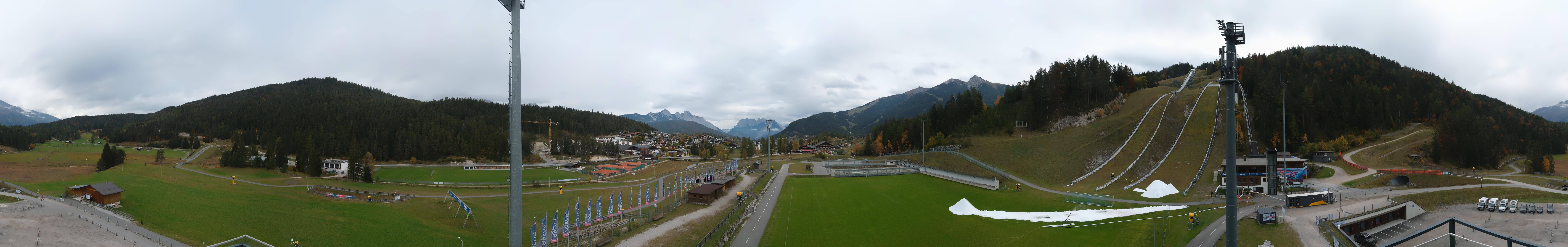 Archiv Foto Webcam Seefeld: Rundblick Casino Arena