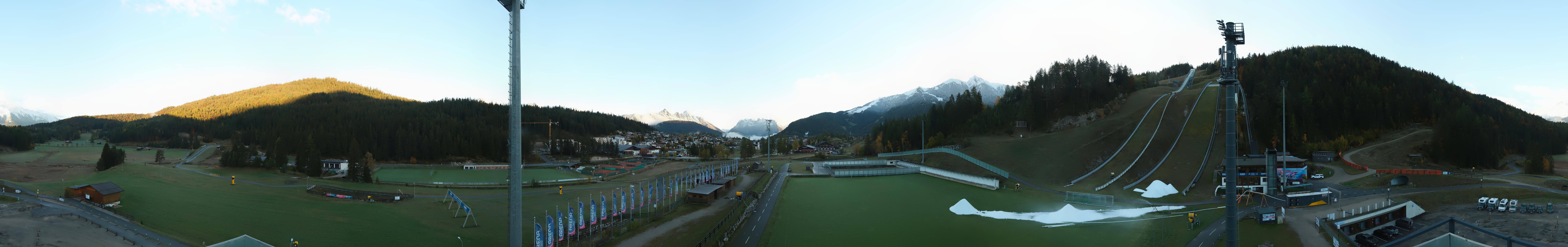 Archiv Foto Webcam Seefeld: Rundblick Casino Arena