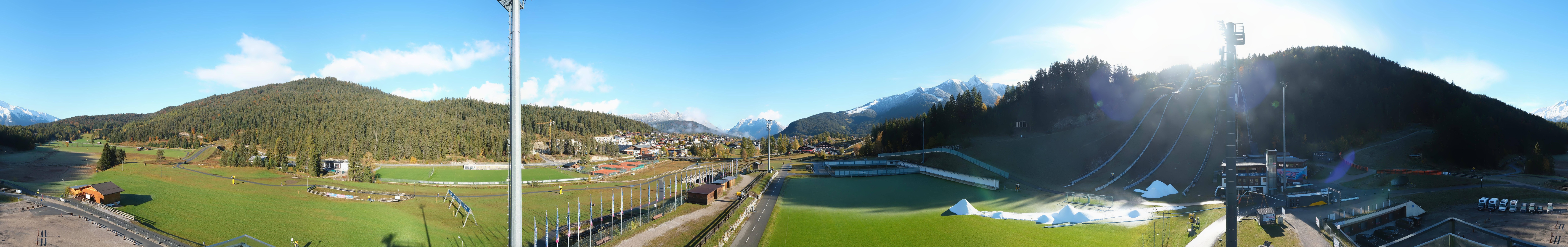 Archiv Foto Webcam Seefeld: Rundblick Casino Arena