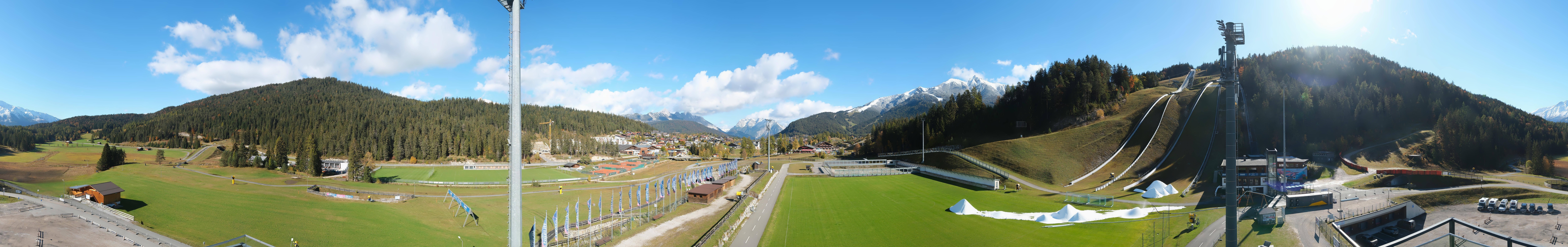 Archiv Foto Webcam Seefeld: Rundblick Casino Arena