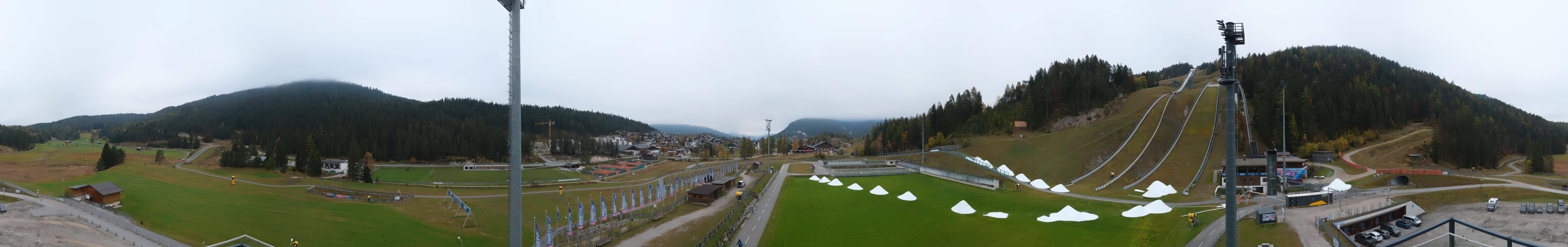 Archiv Foto Webcam Seefeld: Rundblick Casino Arena