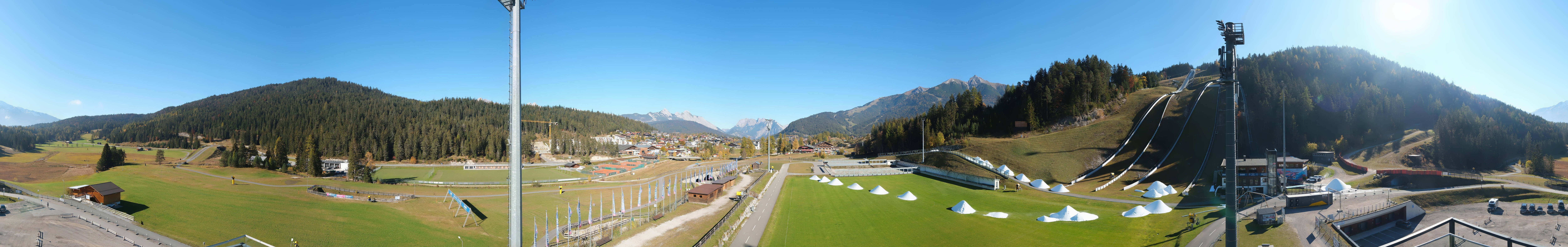 Archiv Foto Webcam Seefeld: Rundblick Casino Arena