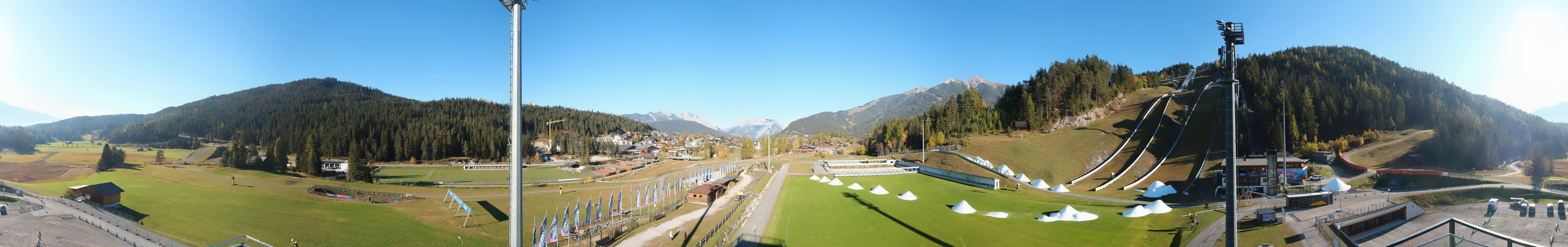 Archiv Foto Webcam Seefeld: Rundblick Casino Arena